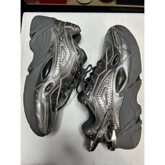 RARE Raf Simmons Cylon-21 Silver Size 43 EU/ 10 US Mens main image 5